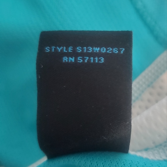 Eastern Mountain Sports‎ Tech Wick medium half zip women's teal top - Picture 10 of 12